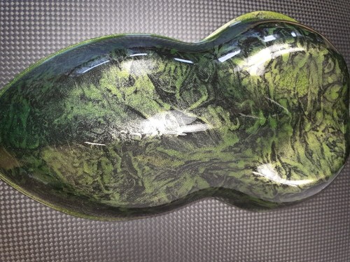 Olive green marble - green, 400ml