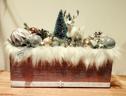 Handmade winter table - winter,