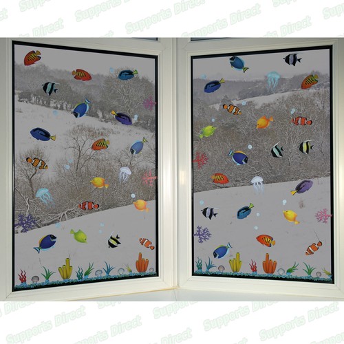 Fish window clings - fish,