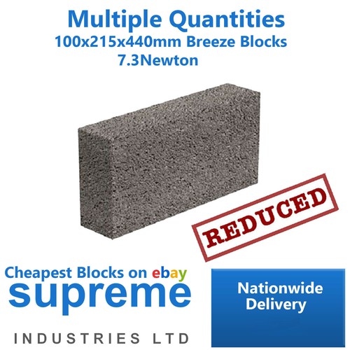 Breeze block 100mm - 100mm, 7n
