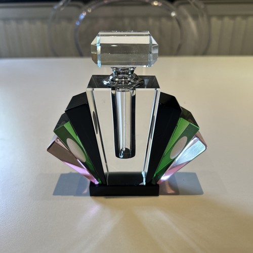 Art deco style fan crystal - art,