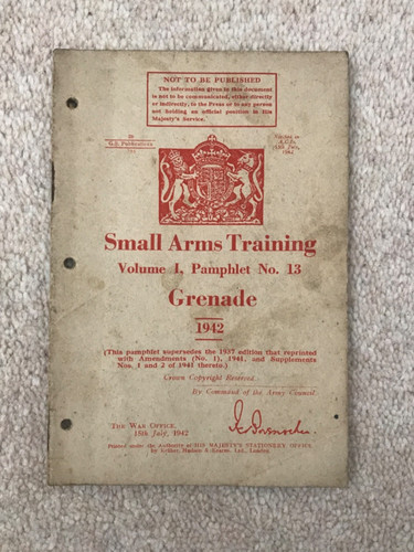 Small arms training - arms, volume