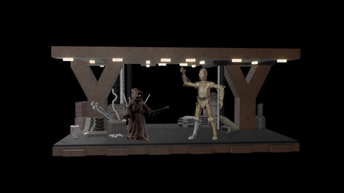 Printed sandcrawler cargo - 3d,