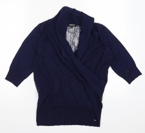 Morgan womens blue collared - morgan,