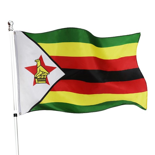 Zimbabwe country flag 5x3ft - zimbabwe,
