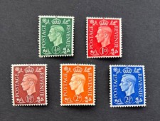 Gv1 1937 definitives - gb,