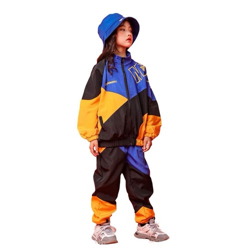 Colour block clothing set - block,