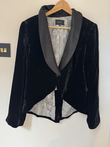 Per una black silk - per, velvet