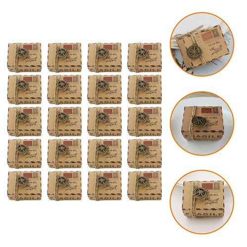 Pcs goodies boxes wedding - 20,