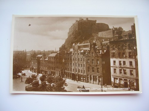 Edinburgh postcard castle - postcard,