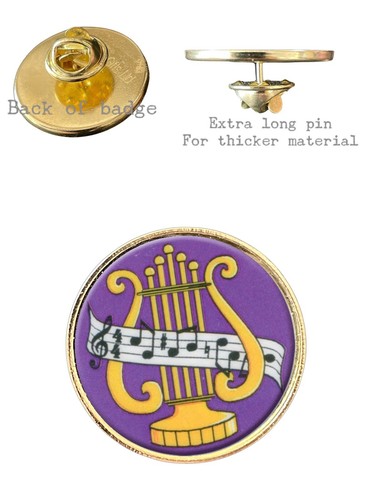 Music lyre 26mm metal - lyre, (b)
