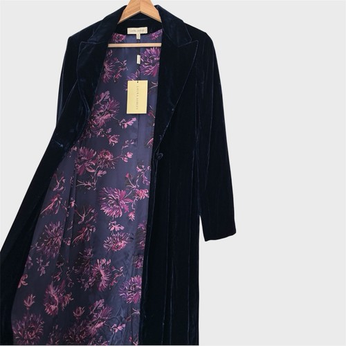 Laura ashley navy blue velvet - laura,