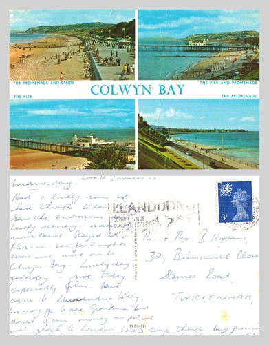 Vintage postcard colwyn - vintage,