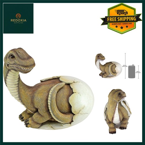 Brachiosaurus dino egg statue - brachiosaurus,