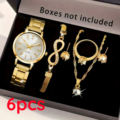 6pcs women watch jewellery - 6pcs,