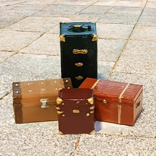 Td47 printed 1930s - 3d, luggage