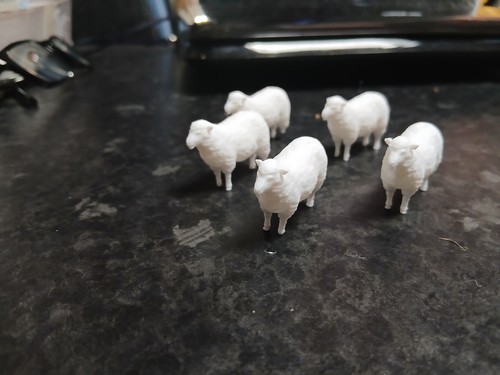 Model railway sheep farm - |,
