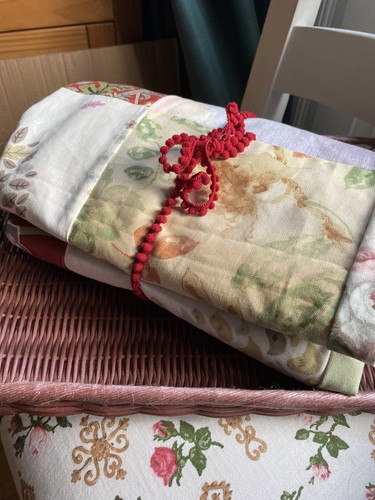 Handmade patchwork lap quilt - lap,