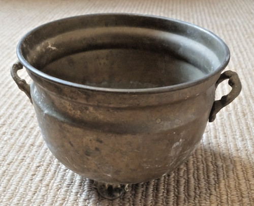 Vintage brass planter - vintage, bowl