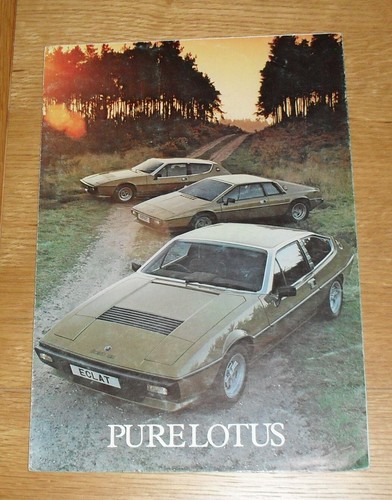 Lotus brochure 1980 1982 - lotus,
