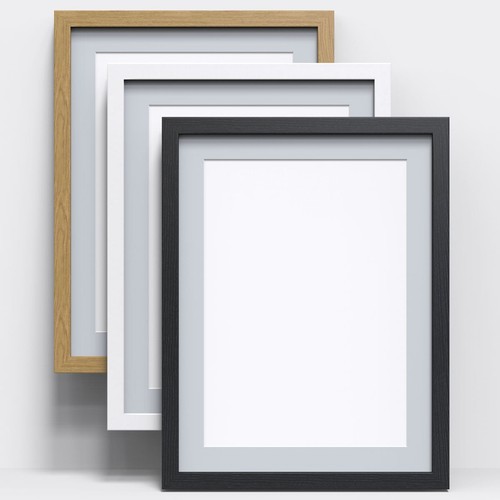Black white oak picture - black, poster