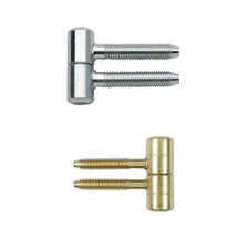 Pair brass chrome - of, /