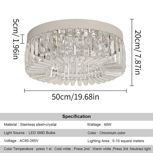Led crystal chandelier - led,