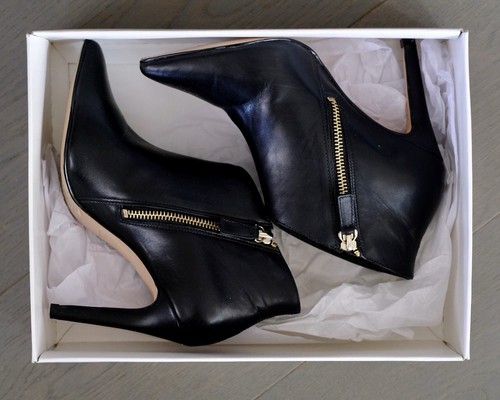 Reiss black leather - reiss,
