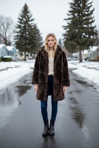 1970s lambskin shearling coat - lambskin,