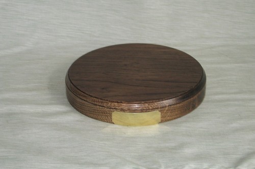 Engraved hardwood display - hardwood,