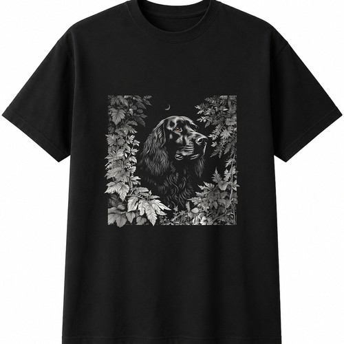 Botanical sprocker dog lover - botanical,