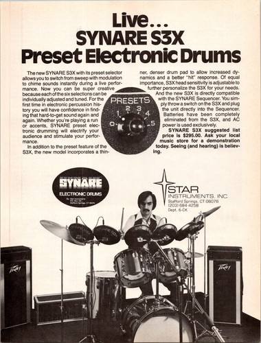 1980 synare s3x - 1980, drums