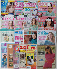 Various crochet magazines - crochet,