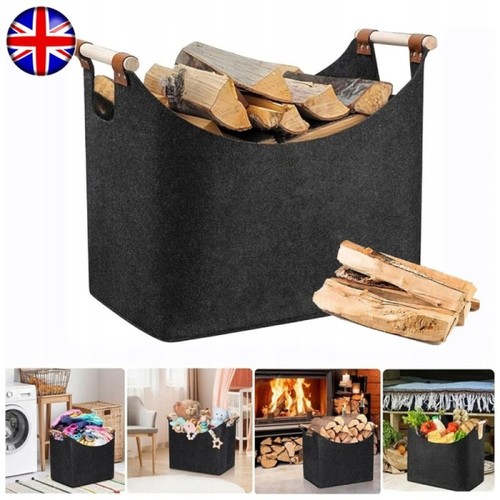 Log basket fire wood storage - log,