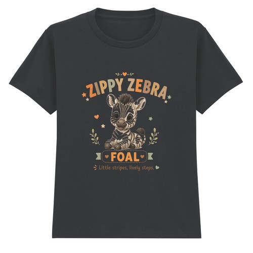 Cute cartoon zippy zebra kids - cute,