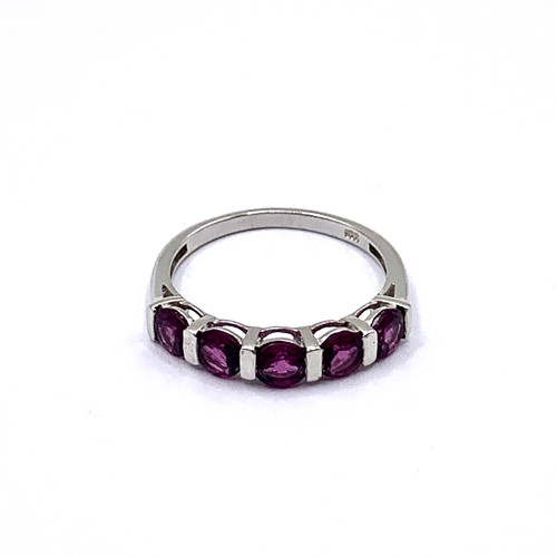 Rhodolite garnet ring 925 - garnet,