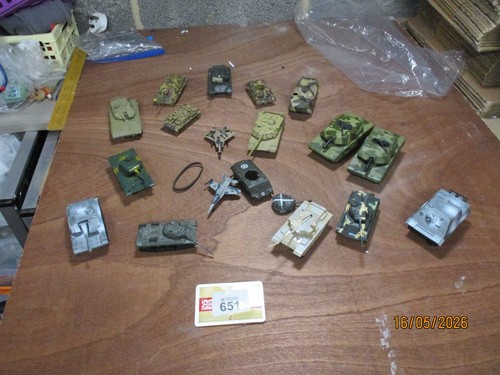 Job lot toy tanks - lot, of