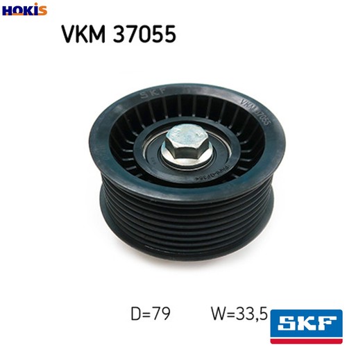 Deflectionguide pulley vribbed - deflectionguide,