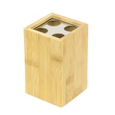 Bamboo toothbrush holder - bamboo,