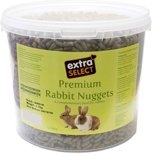 Rabbit food extruded nuggets - food,