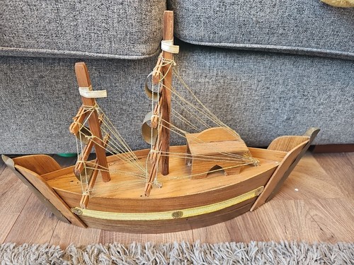 Wooden model boat - model,