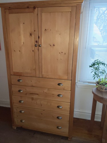 Armoire wardrobe rustic solid - armoire,