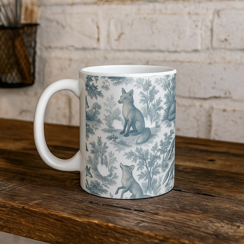 Toile jouy fox mug - de, country
