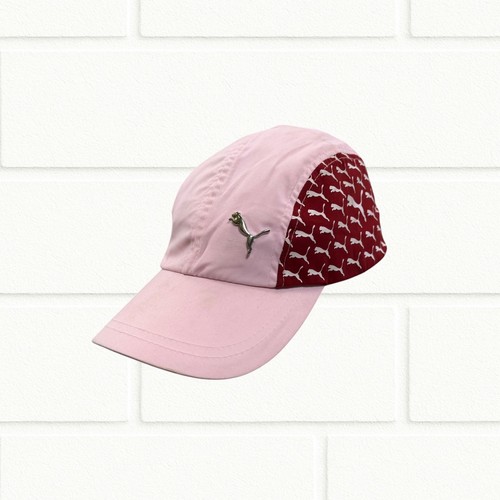 Puma cap pink red - logo, panel