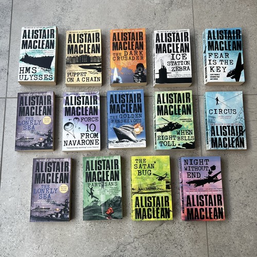 Alistair maclean x14 paperback - maclean,