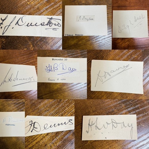 Cricket autograph surname - -,
