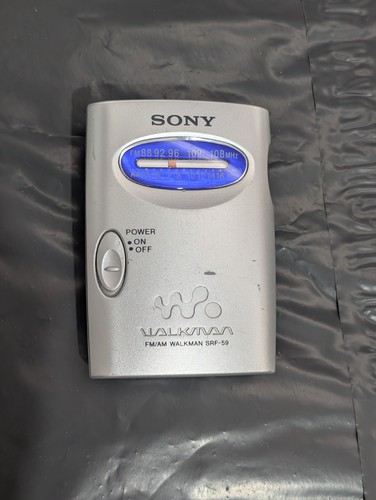 Sony srf fm walkman - srf-59, am/fm