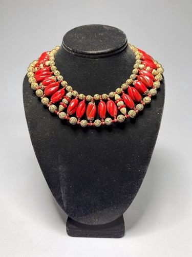 Miriam haskell woven red melon - miriam,