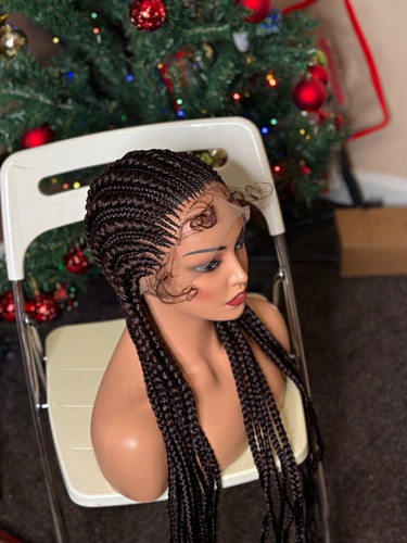 Rice and beans braided wig - rice,
