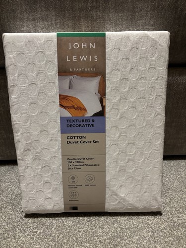 John lewis double white - john,